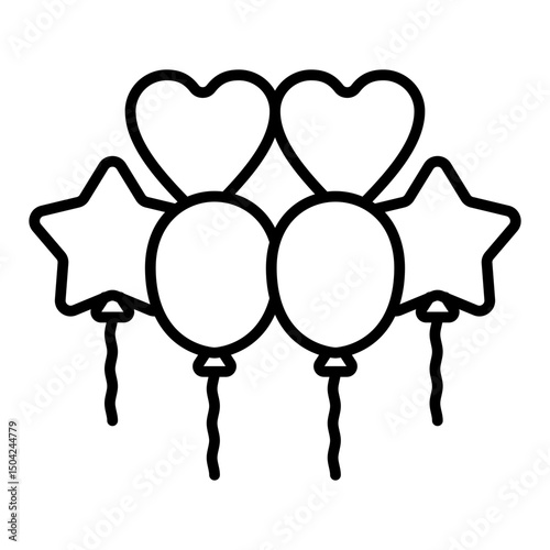 Balloons Icon