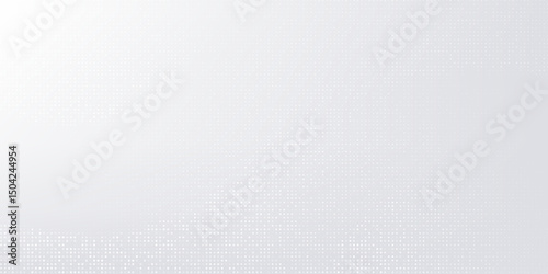 Vector abstract white and gray  background frame of geometric shapes. Circular ornament. Pattern of dots, particles, molecules, fragments. Poster for technology, medicine, presentations, business.