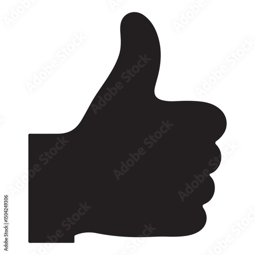 Thumb up icon. Vector illustration EPS 10