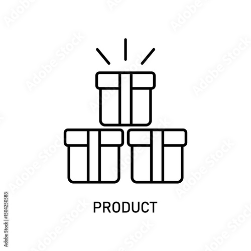 Icon a product, isolated against a clean background.