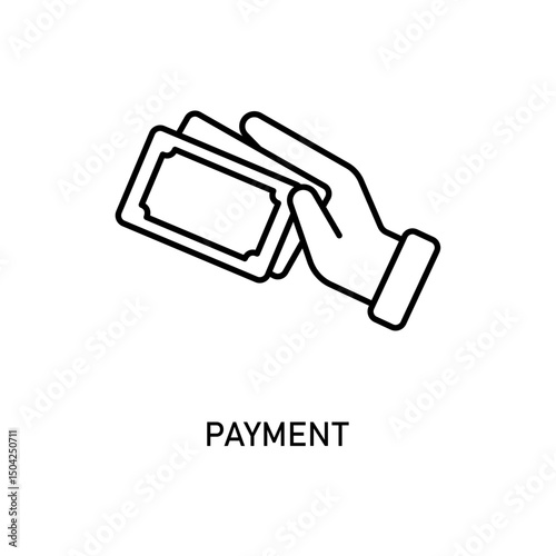 Icon a payment, isolated against a clean background.