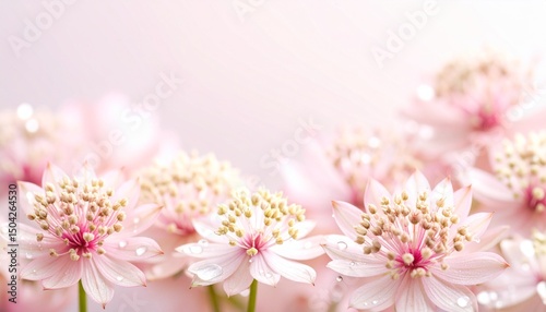 Astrantia flower background