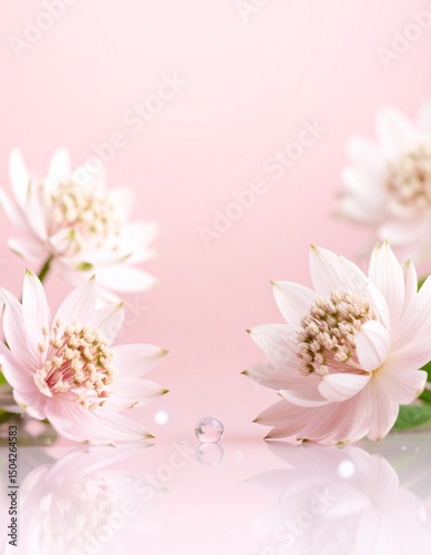 Astrantia flower background