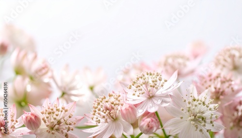 Astrantia flower background