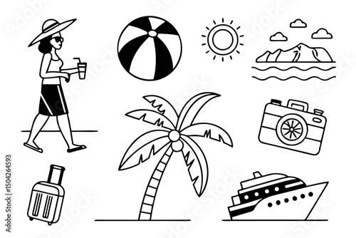 Summer vacation tropical getaway beach holiday travel