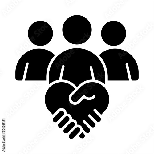 Community Solid Black Icon