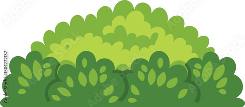 vector illustration of a bush