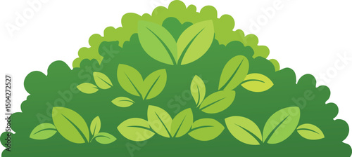 vector illustration of a bush
