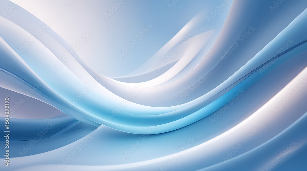 Obraz premium abstract blue wave background