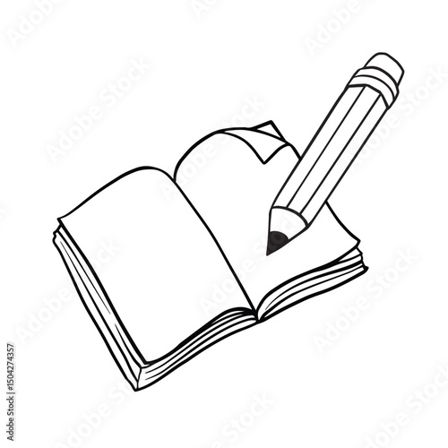 book illustration hand draring style. transparant background