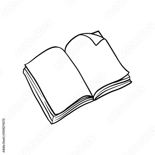 book illustration hand draring style. transparant background