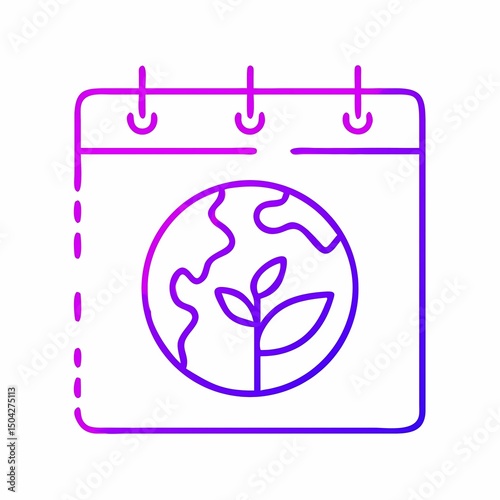 World Environment Day Calendar Icon
