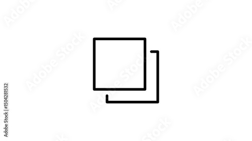 Copy icon animation. Copy link icon. Icon animation.