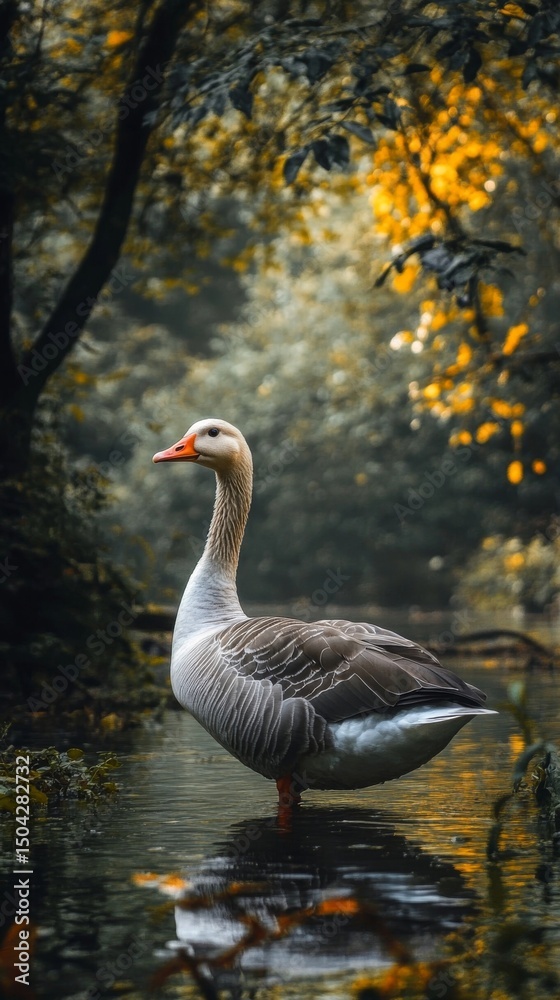 Obraz premium beautiful goose