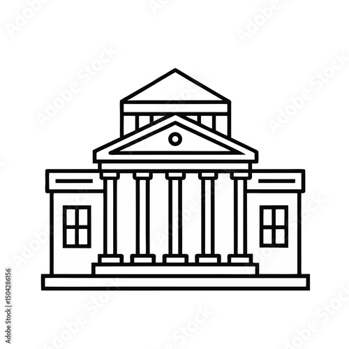 vector illustration of a column