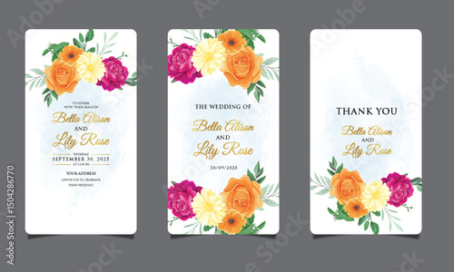  Luxury wedding invitation card design