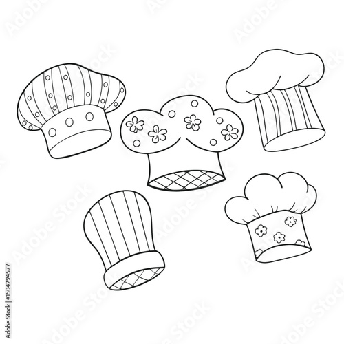 Different Style Chef Hats
