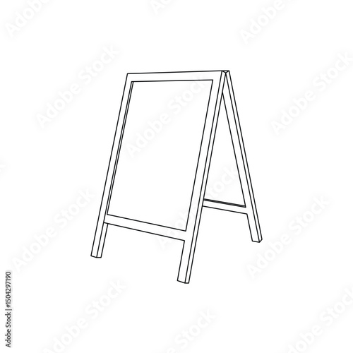 Framed Display Stand Modern Look