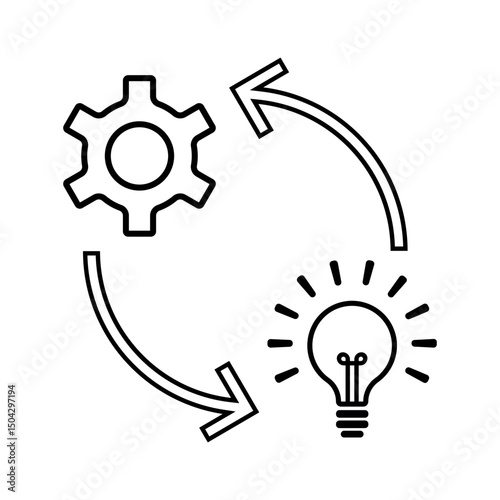 Business strategy icon 