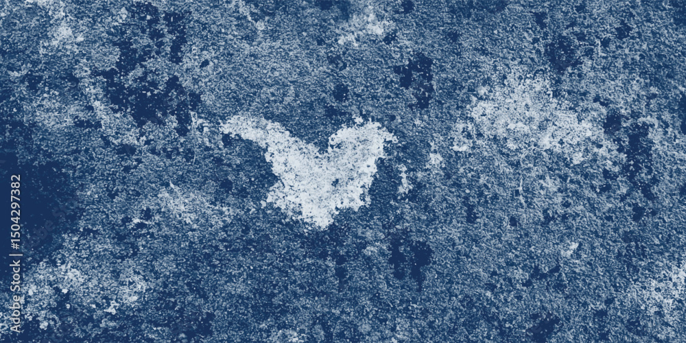 Heavily Textured Blue Design with a Mysterious Pale Central Impression
Heavily Textured Blue Design with a Mysterious Pale Central Impression