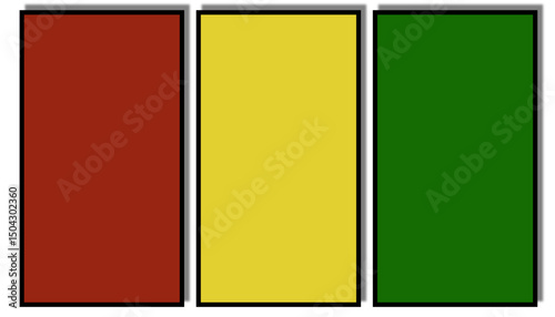 ghana flag clean design png.