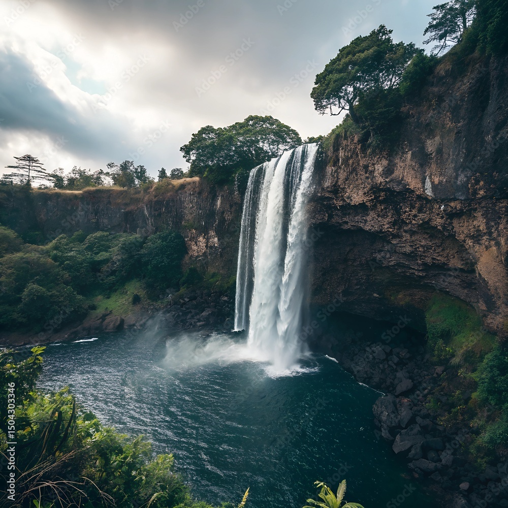 Fototapeta premium waterfall in the forest