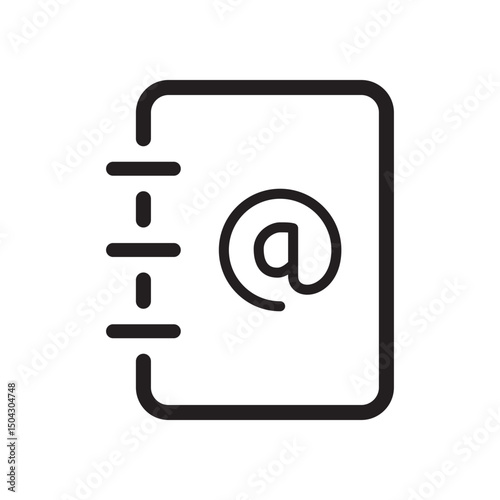 Emial Book Icon In Trendy Design Vector Eps 10