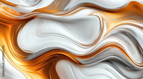 Abstract flowing liquid design