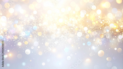 ゴールドのキラキラの光の背景