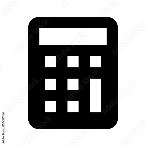 calculate glyph icon
