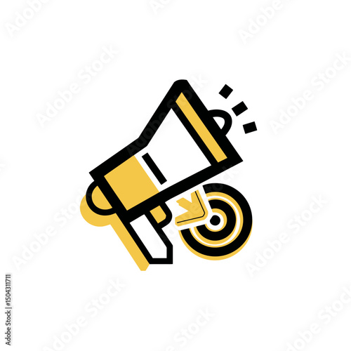 Loudspeaker promotes targeting marketing in studio advertisement design