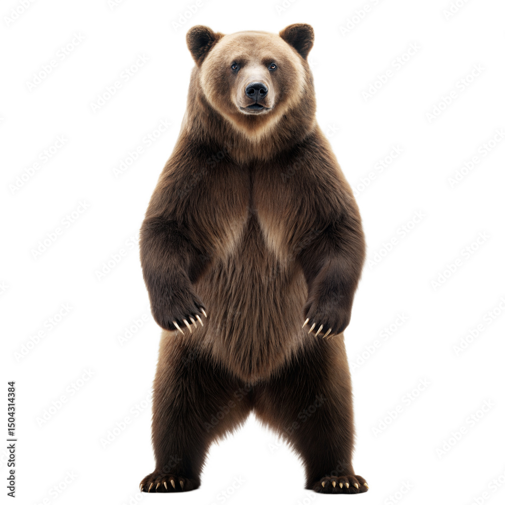 Fototapeta premium Grizzly Bear AI Generated Image