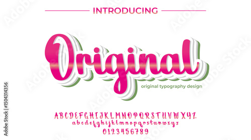 Original Font Stylish brush painted an uppercase vector letters, alphabet, typeface