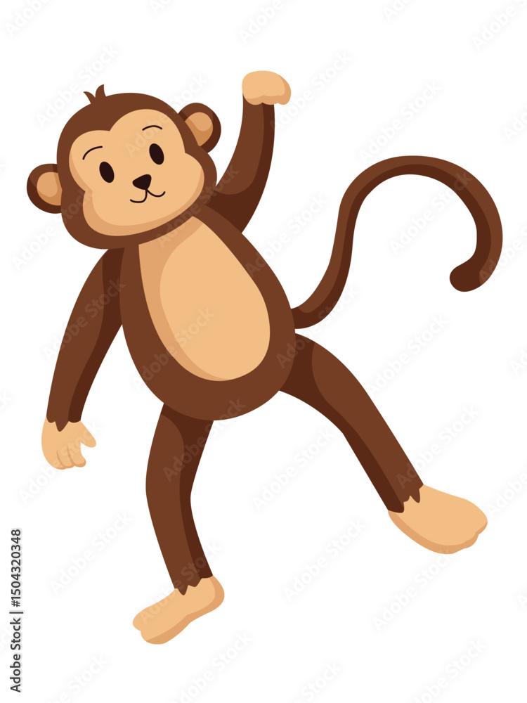 Obraz premium Monkey Illustration