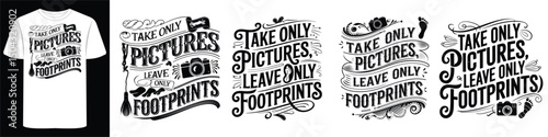 Retro Fashion & Hiking Typography for Adventure Clothing