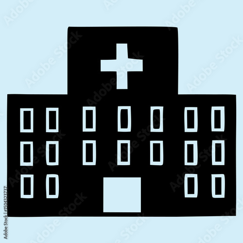 Hospital Building Icon