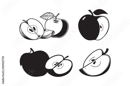 Apple Vector Icons for Apps and UI Projects