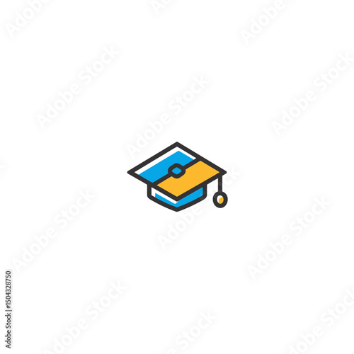 Graduation cap symbolizes learning achievement celebration education success milestone