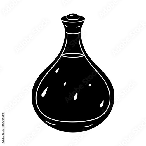 Molasses silhouette vector