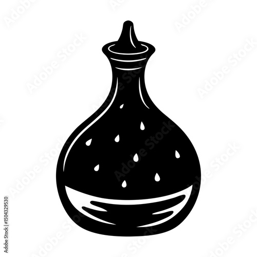 Molasses silhouette vector