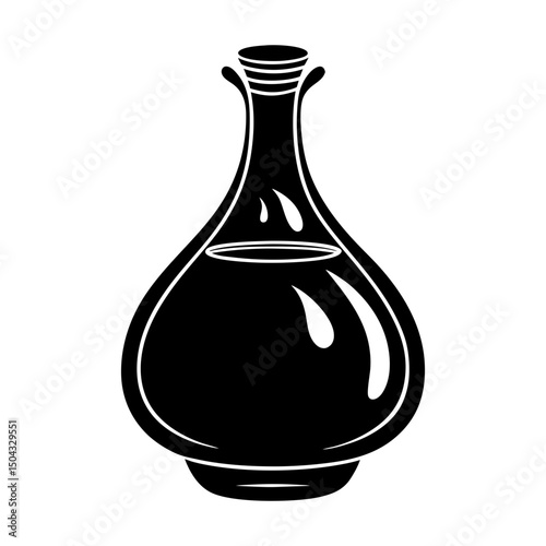Molasses silhouette vector