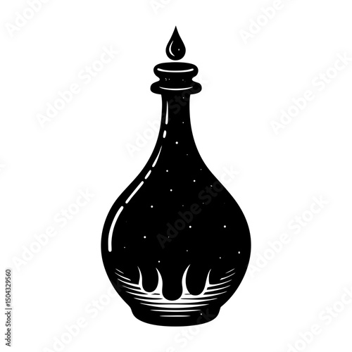 Molasses silhouette vector