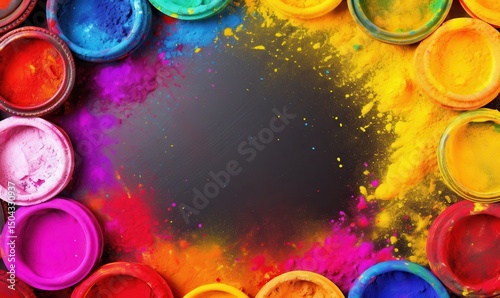 Vibrant Hues: A Colorful Paint Palette