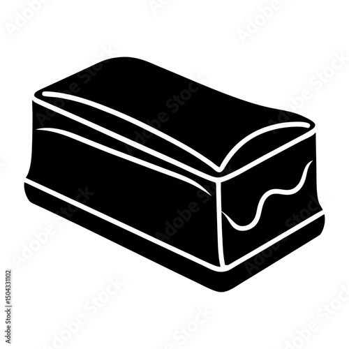 Margarine silhouette vector