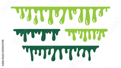 Dripping liquids fun graphic collection