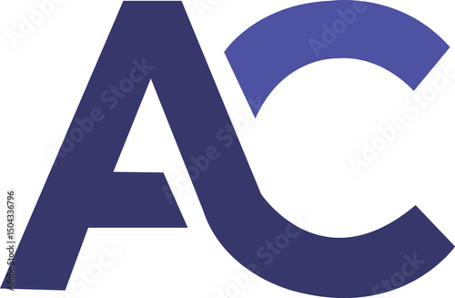 A  C Font Logo Design New 