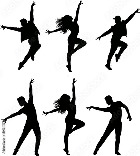 Dynamic Dance Silhouettes A Collection of Powerful Poses for Dancers and Choreographers