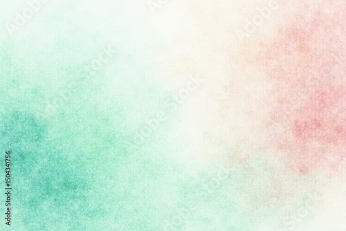 Subtle mint watercolor wash, soft gradients & organic shapes, backdrop, wash