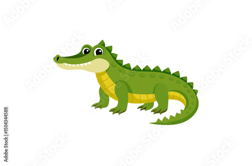 Crocodile design vector
