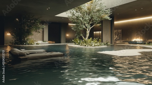 Luxurious Indoor Pool and Oasis
